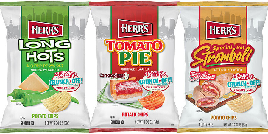 Herr's 'Crunch Off': Tomato Pie, Long Hots, and Stromboli Chips