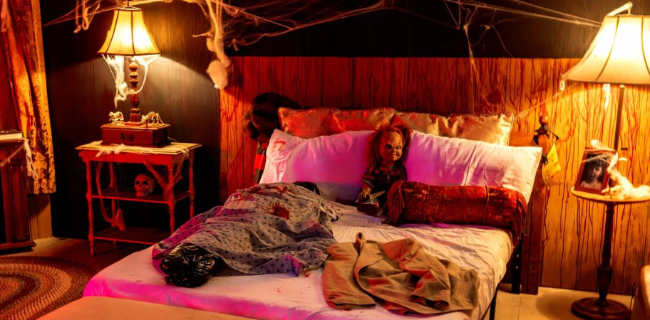 p Inside Halloween House in Center City Philadelphia and Adventure Crossing