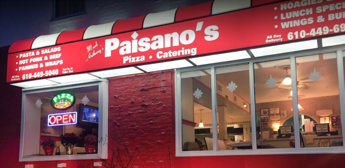 Mark Anthony's Paisano's in Havertown, PA. 
