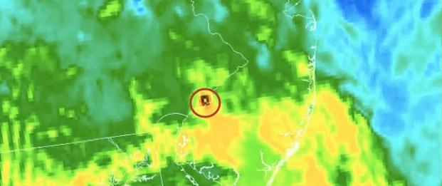  South Philly Refinery Explosion Seen from Space