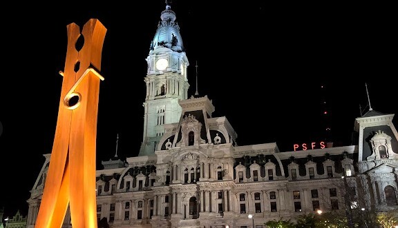 Worlds Largest Clothespin in Philadelphia