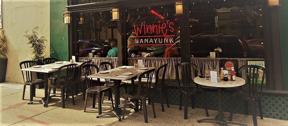 Winnie’s Le Bus has been on Manayunk’s Main Street. Patrons frequent Winnie’s to enjoy eclectic American food that is homemade with locally sourced ingredients. Chef John O’Brien runs the kitchen here and next door at Winnie’s sister restaurant, Manayunk's Smokin‘ Johns BBQ.