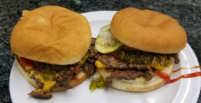 Old School Hamburgers Charlie's in Folsom, PA