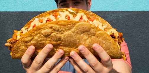 The Four Pound Fat Amy Taco at Tito's 
