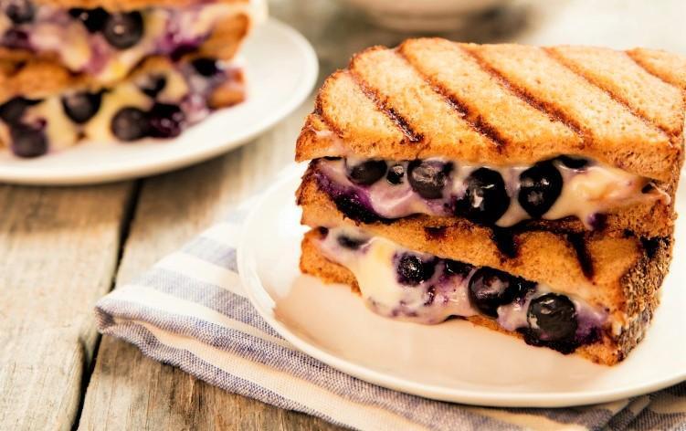 Recipe 101: Grilled Cheese Blueberry Sandwiches