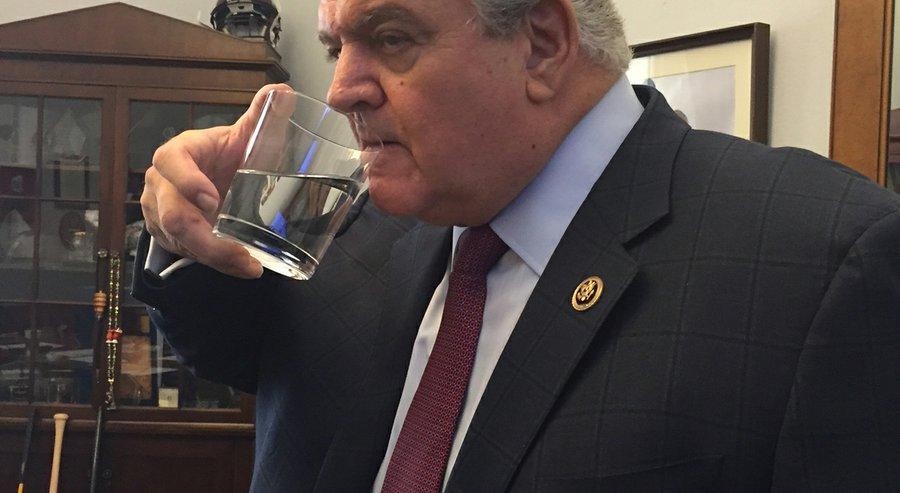 Bob Brady Offers Chip Kelly a Sip From The Popes Cup