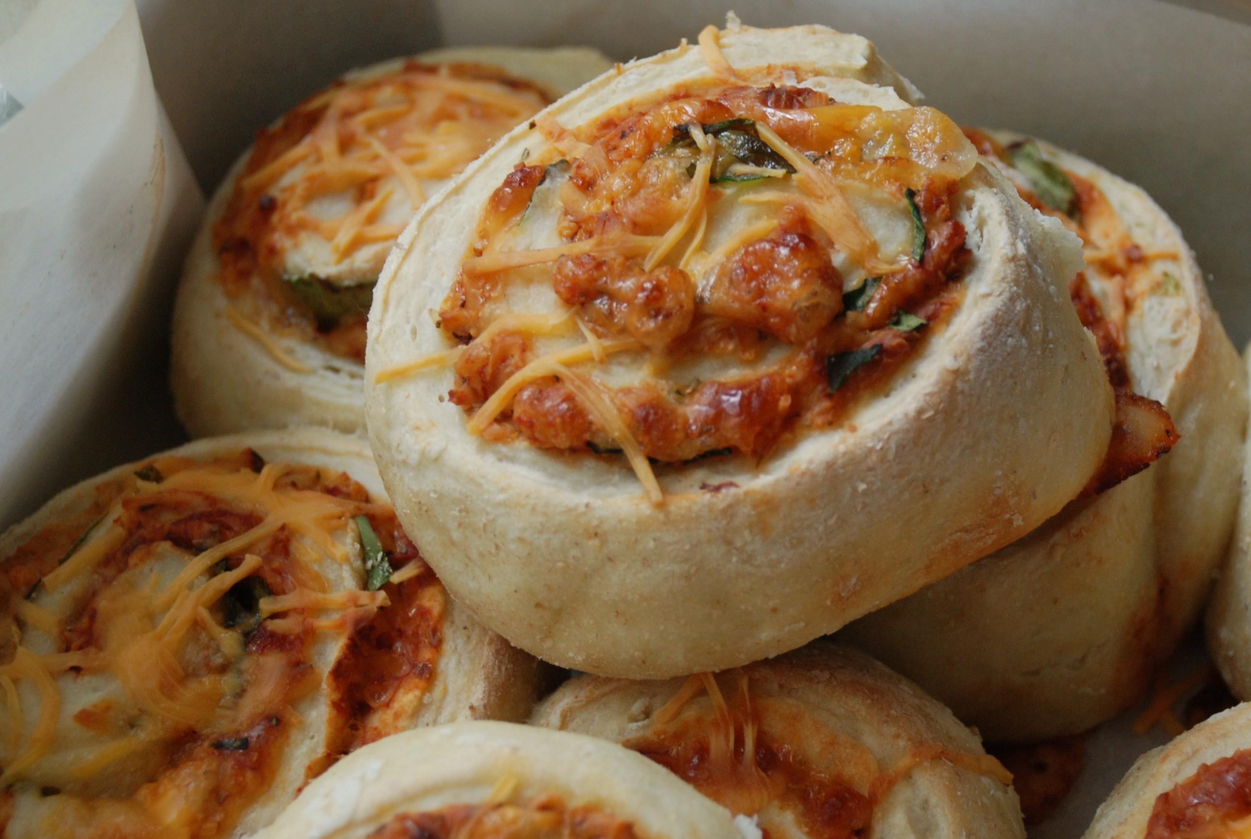 Savory Pizza Scrolls Recipe