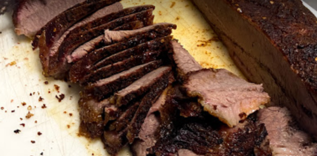 The Cheesesteak Brisket at Adams' Rib & Grille