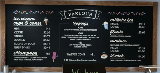 Parlour Ice Cream Opens in Ardmore