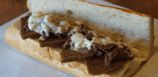 Joe’s Steaks Scrapple Cheesesteak 