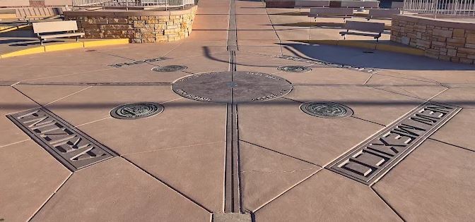 What States are in the "Four Corners" Monument?