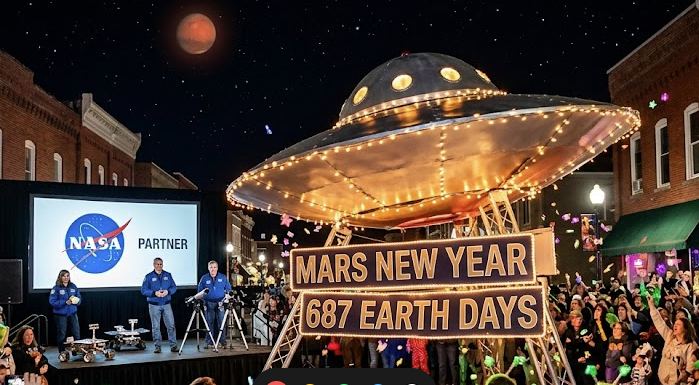 This Tiny PA Town Drops a Flying Saucer and Parties on 'Mars Time'