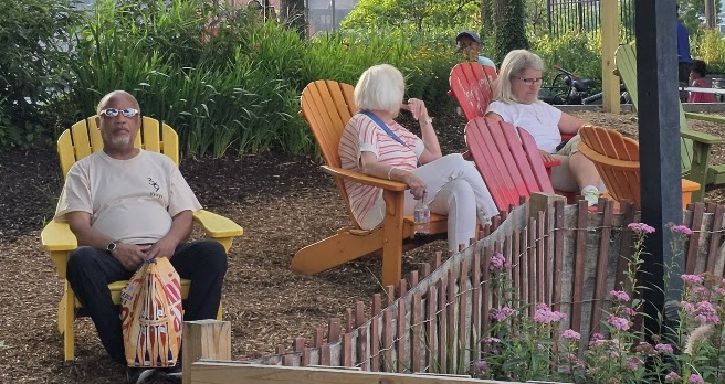 Hanging Out at Spruce Street Harbor Park