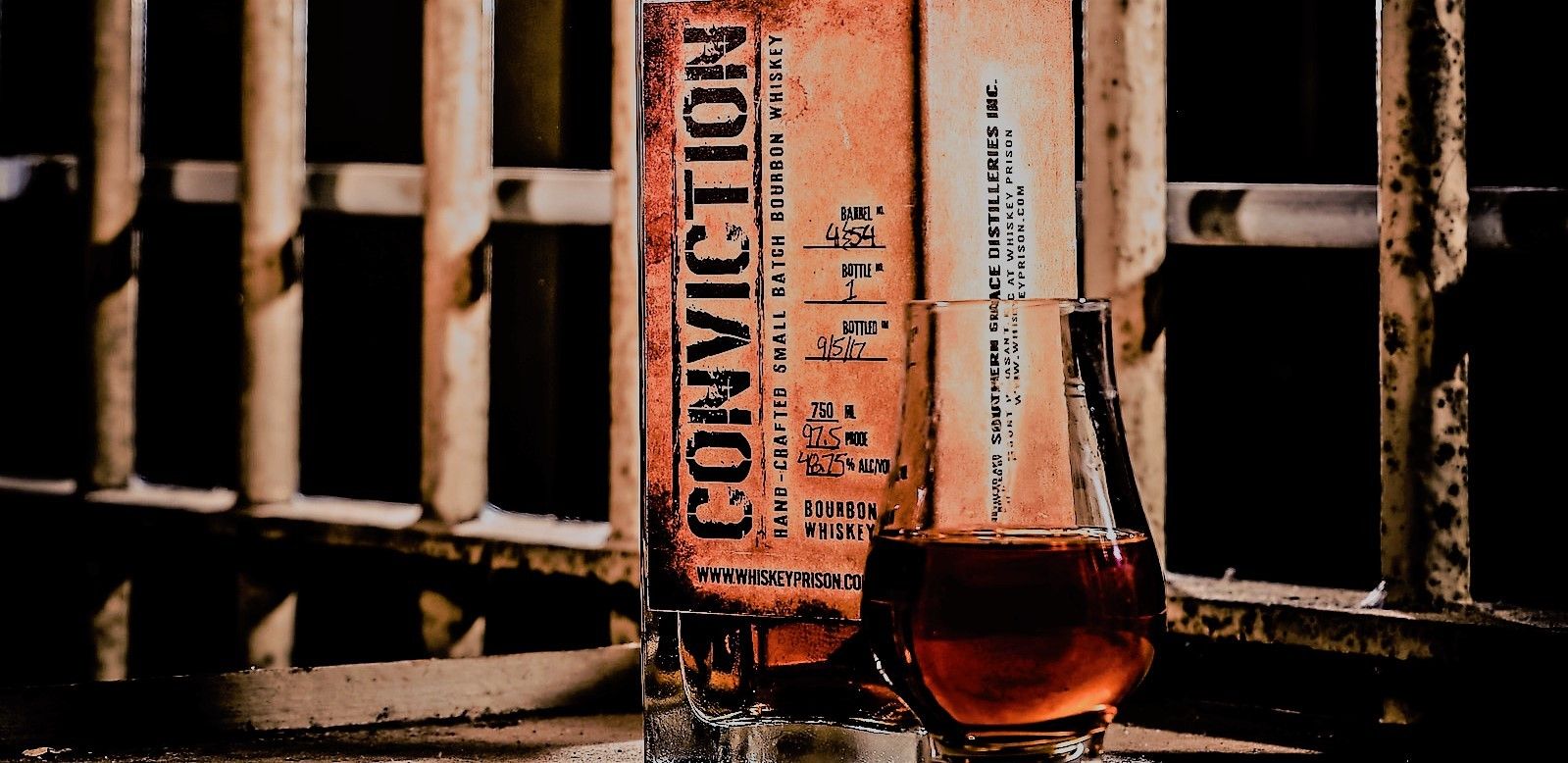 Conviction Small Batch Bourbon's Whiskey Prison