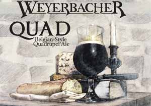 Weyerbacher QUAD Beer ABV: 11.8%