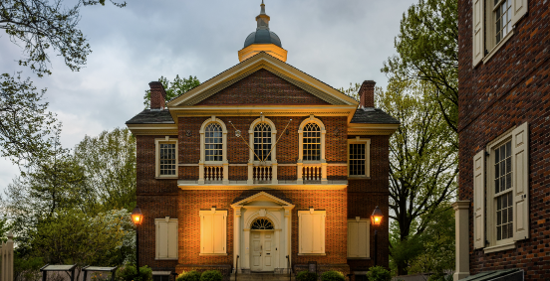 Carpenters' Hall, Philadelphia. Source: Wikipedia