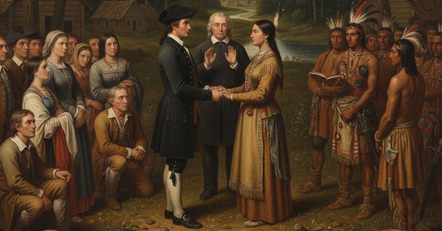 Where Was The First Colonial Marriage in Pennsylvania?