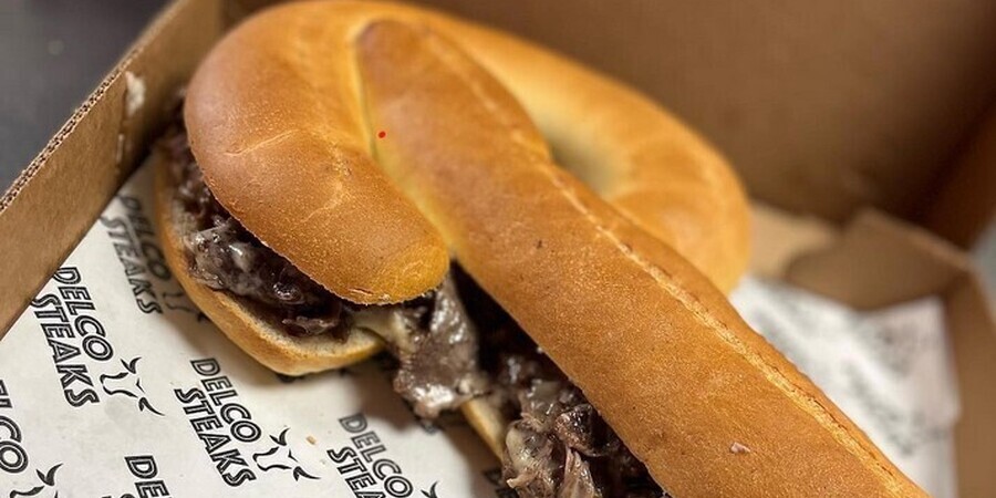Introducing The Phillies Shaped Cheesesteak at Delco Steaks