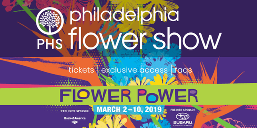 The 2019 Philadelphia Flower Show - 60's Flower Power