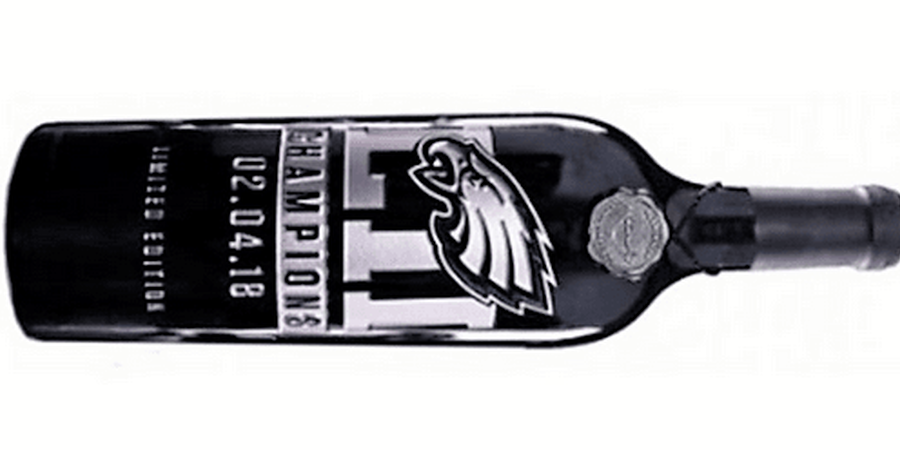 Former Eagles Players to Sign Bottles of World Champions Red Wine in Philadelphia 
