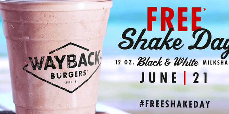 Wayback Burgers First Day of Summer with Free Shakes