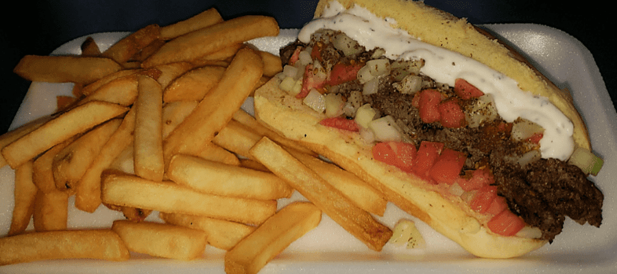 Philly's Lebanese Kafta Dog and Middle Eastern Hamburger
