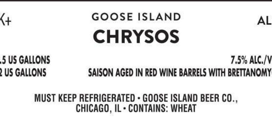 Chicago’s Goose Island Beer Company Chrysos Brew