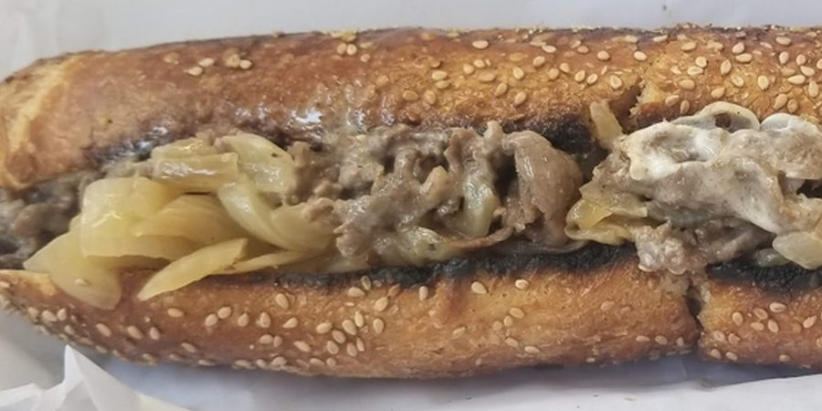 The Tony Head Cheesesteak at Angelos in South Philly