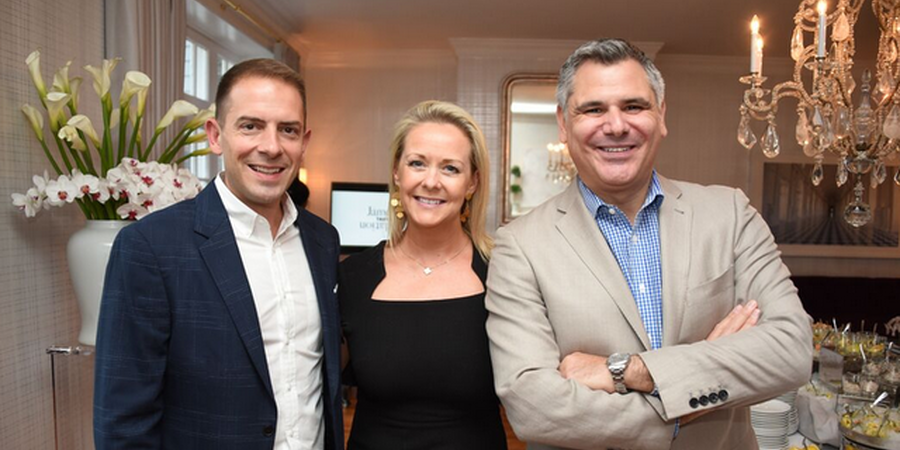 (From left): Kris Moon, COO, James Beard Foundation, Clare Reichenbach, CEO, James Beard Foundation and Jeff Guaracino, president and CEO of VISIT Philadelphia.