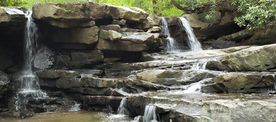 Exploring Jonathan Run Falls at Ohiopyle State Park