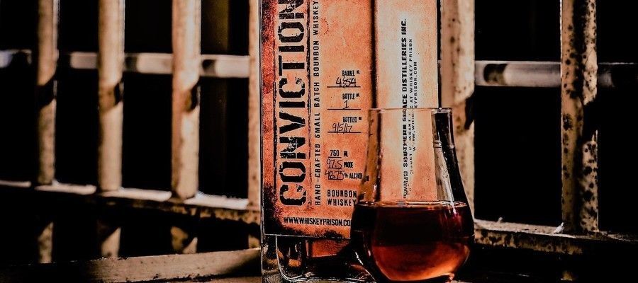 Conviction Small Batch Bourbon's Whiskey Prison