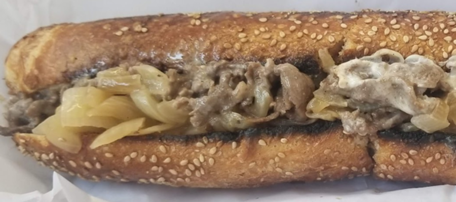 The Tony Head Cheesesteak at Angelos in South Philly