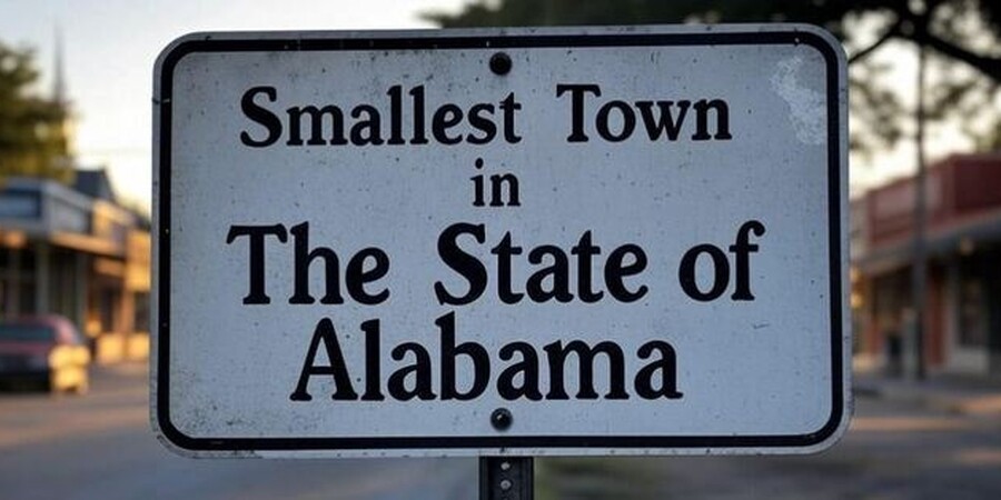 What is The Smallest Town in Alabama State?