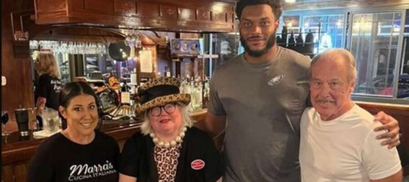  Marra's Italian in South Philly with Offensive Tackle Jarrid Williams